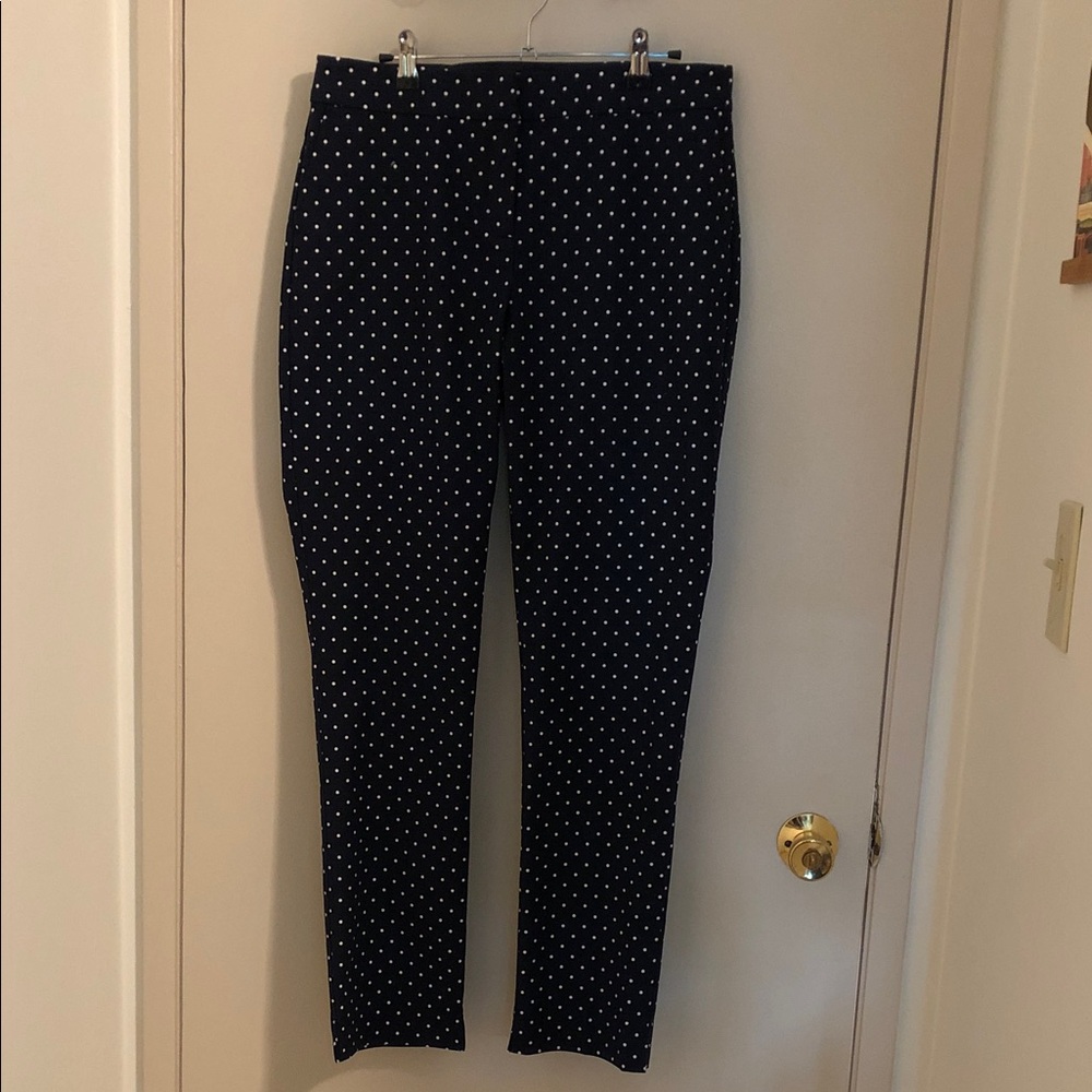 Boden Black Polka Dot Pants